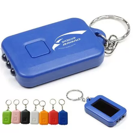 太阳能礼品赠品 太阳能钥匙扣手电筒 印LOGO开业礼品