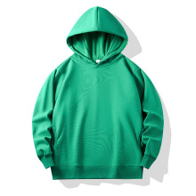 2023新款纯色套头毛圈连帽 外套运动上衣男女一家三口韩版亲子装