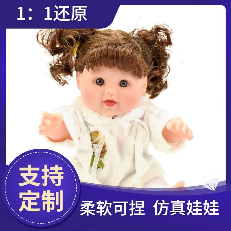 Реалистичная игрушка для переодевания, кукла, 30 см, издает звуки, оптом
