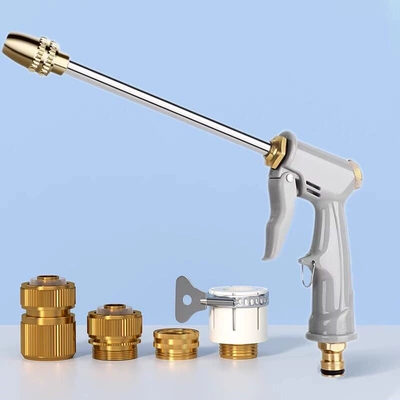 High pressure car wash water gun, for Home Use, Super Strong - high-pressure-lance-with-metal-quad-connector