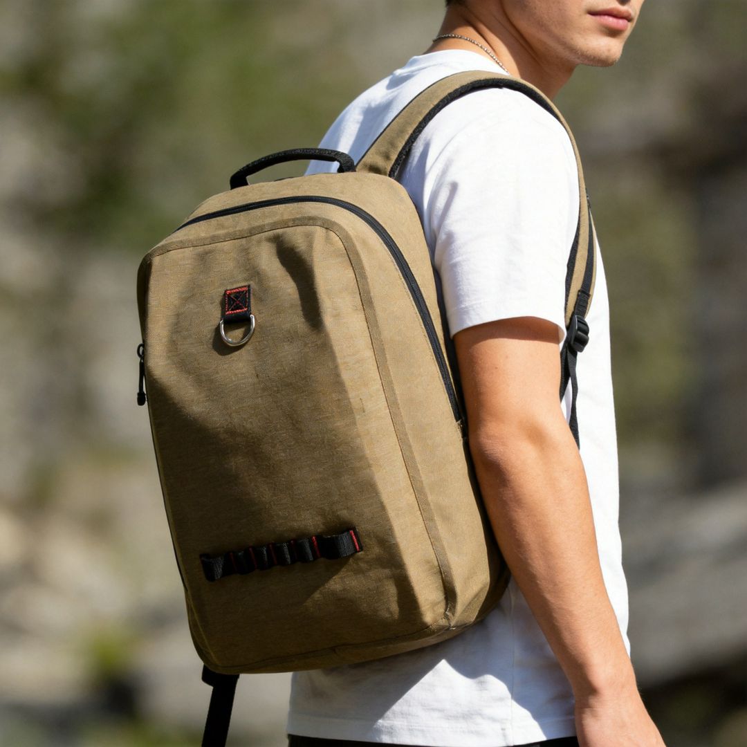 Factory-customized outdoor waterproof bag for rafting, beach, and stream trekking, large-capacity dry-wet separation, airtight zipper backpack