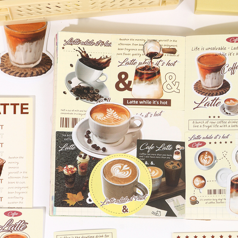 25 ins style food Korean stickers packs
