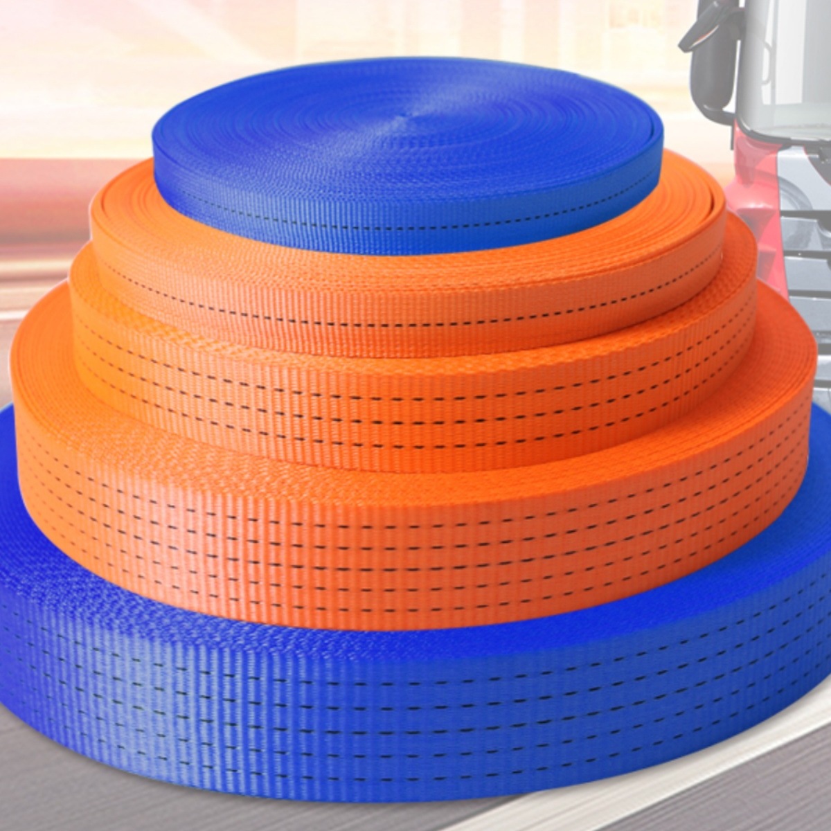 货车捆绑带捆扎绳加厚耐磨货物打包带刹车绳子扁带绳拉紧器收紧带