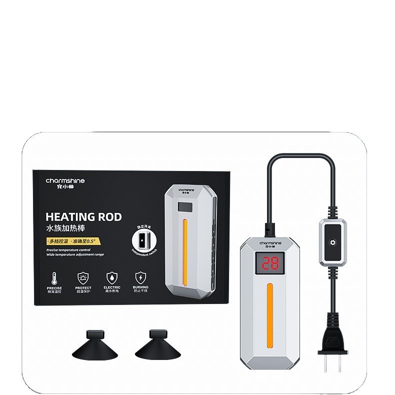 Transfronterizos 110v barra de calentamiento de acuario de pescado estándar fuera del agua apagado control de temperatura baja tortuga barra de calentamiento de agua image 5