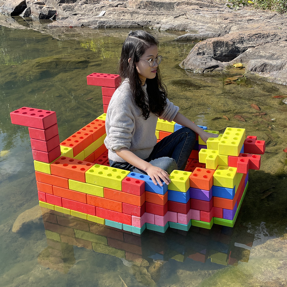 Large Square Brick EVA Large Particle Foam Building Block Toy Park Indoor Children Large Square Building Block Playground Large Square Brick EVA Large Particle Foam Building Block Toy Park Indoor Children Large Square Building Block Playground