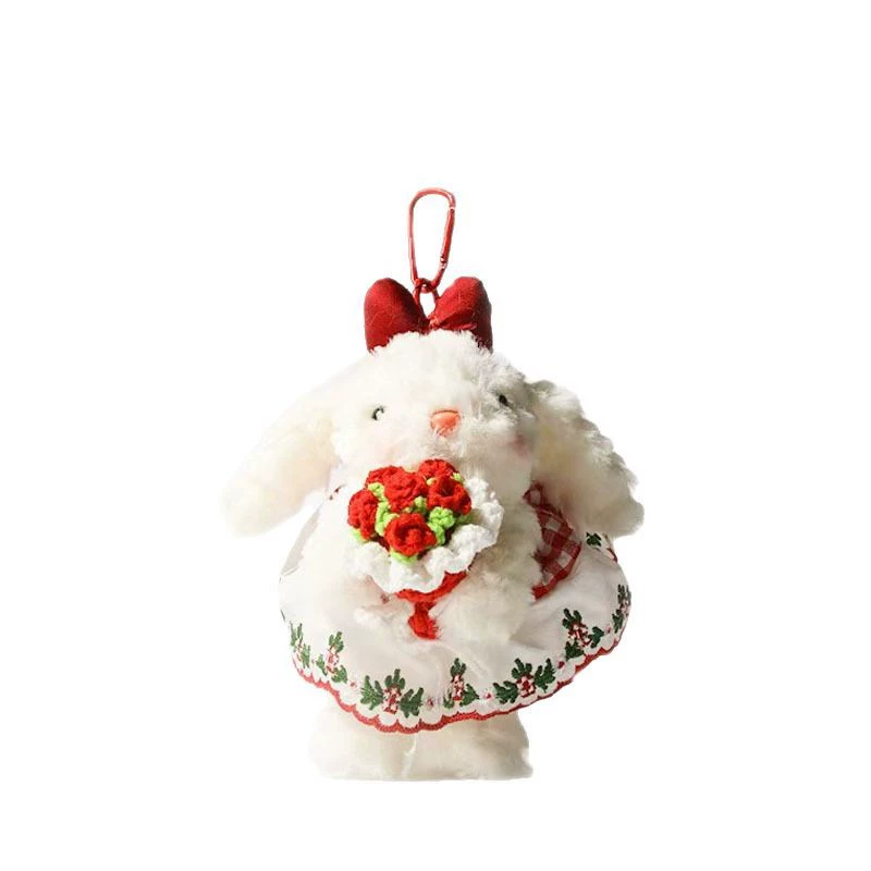 Plush rabbit, doll, backpack accessory, pendant, high-quality style, Birthday gift
