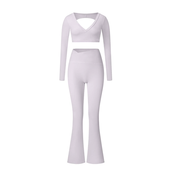 Long sleeves + trousers 4053 beech white