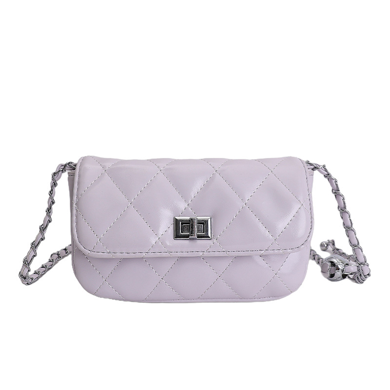 Diamond Quilted Shoulder Bag Small Crossbody Handbag For Women_voghion.com