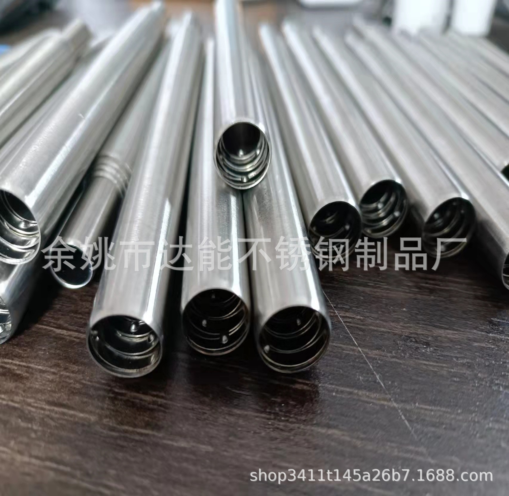 304不锈钢5节伸缩杆10/11/12/13/14mm 出口品质