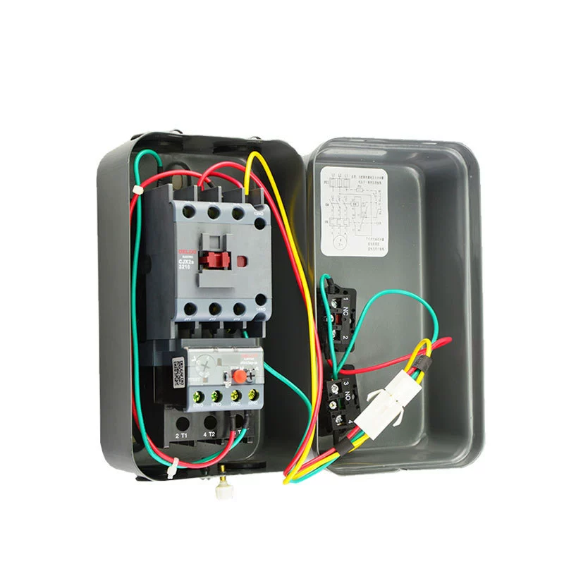 Delixi Magnetic soft starter, electromagnetic motor, button, 380V