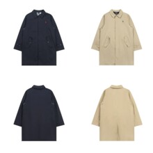 Ralph Lauren拉夫劳伦英伦风中长款风衣老钱风男女情侣大衣外套潮
