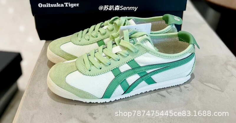莆田鬼塚虎TigerMexico66デイトレーニングレディースシューズ、第一層牛革、配色、レトロ、カジュアル、ファッション|undefined