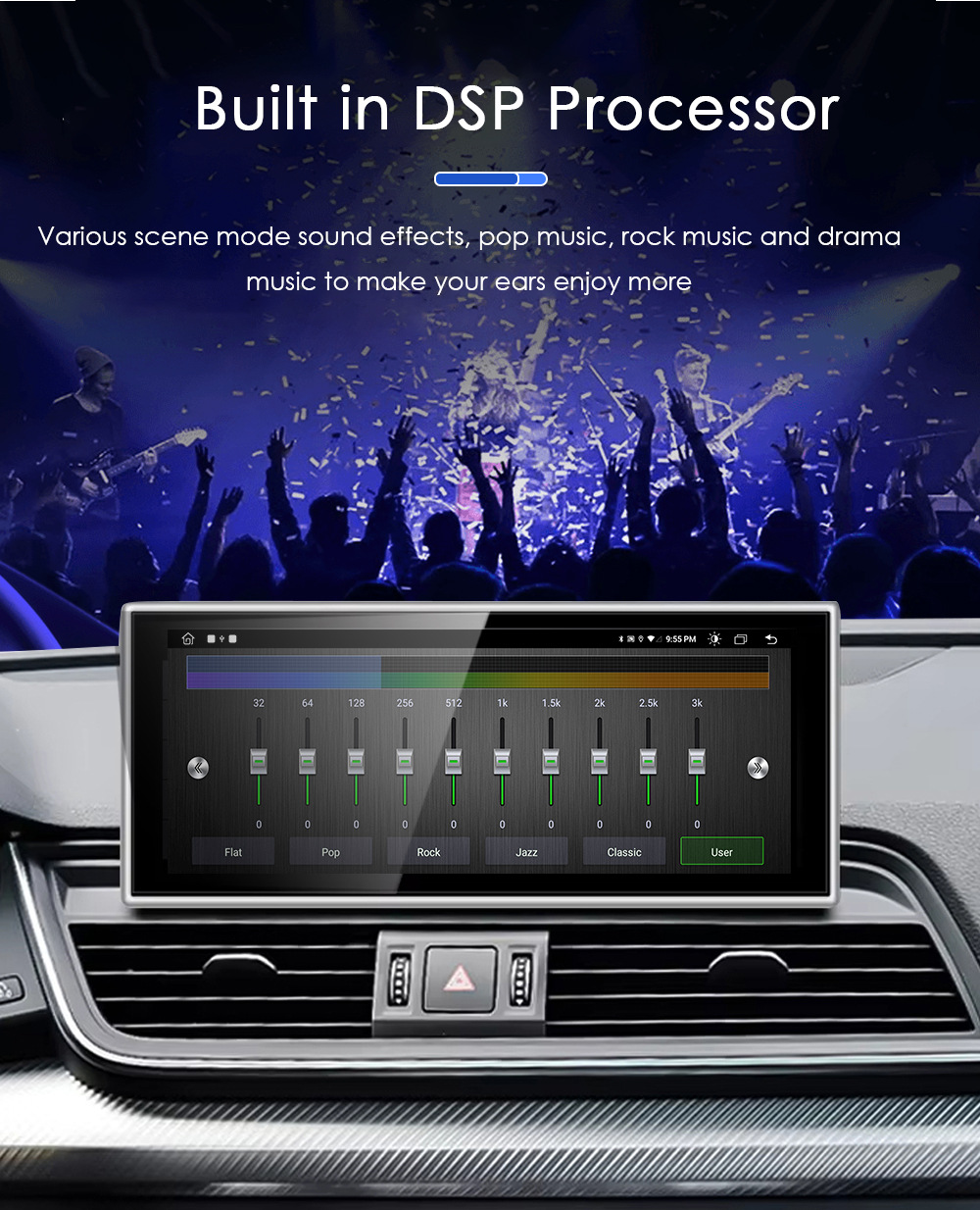 10.25inch / 12.3inch / 12.8inch Android Car Navigation System Suitable for Audi Q5L 2018-2020 Models