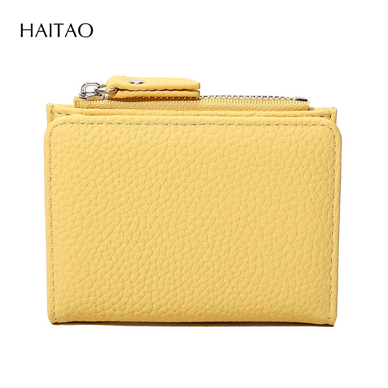 Nuevo estilo simple transfronterizo simple corto estilo japonés billetera de damas de gran capacidad bolsa de cambio