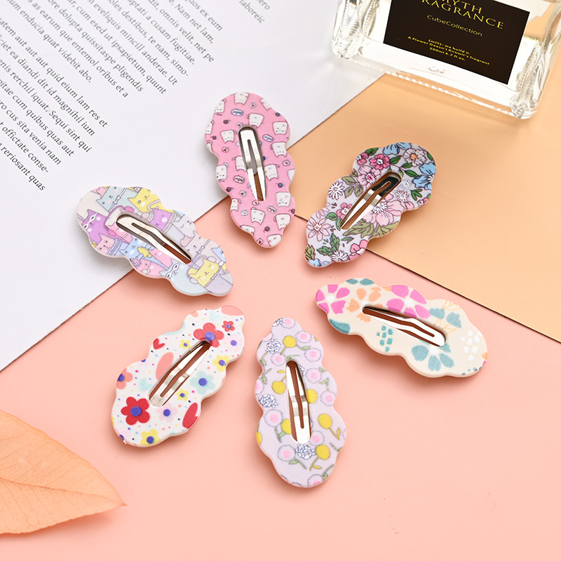 Fashion Flower Plastic Resin Hair Clip 1 Piece display picture 2