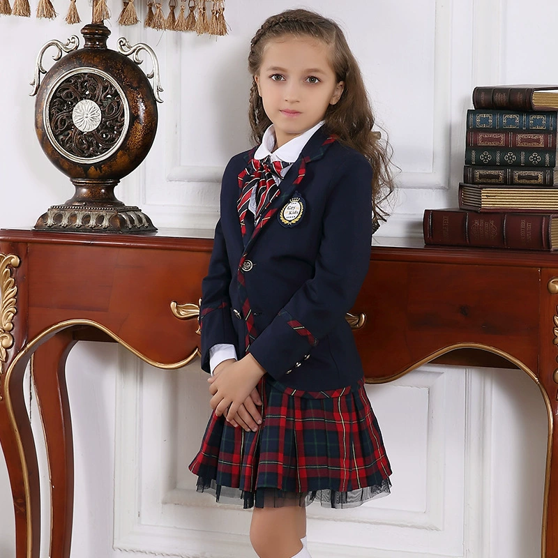 Костюм, форма, осенние брюки для учеников начальной школы, для мужчин и женщин, для детского сада, британский стиль