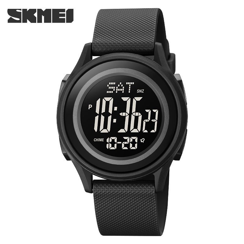 SKMEI 1893 reloj electrónico para hombres y mujeres de alarma deportiva impermeable reloj deportivo luminoso para estudiantes de secundaria y preparatoria