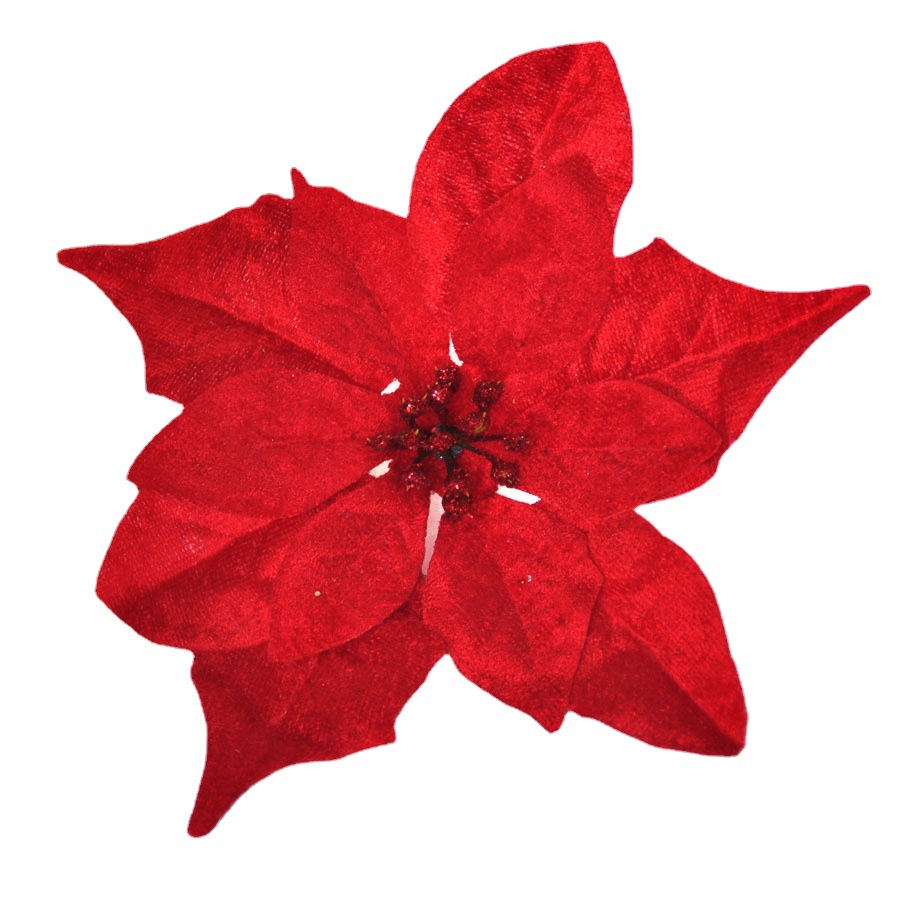 20cm de múltiples capas de simulación de Navidad flor hueco tela pegajosa de oro rosa flor falsa decoración de Navidad de ratán Flor de Navidad
