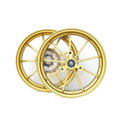 10 New Inch Ghost Fire Motorcycle wheel hub - 10inch-dio-50-gold-front-wheel-disc-brake-rear-wheel-front-disc-brake-rear-95-drum-brake-22-teeth-set