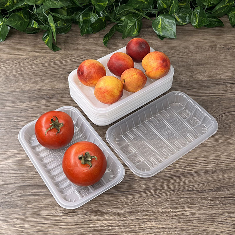 超市一次性生鲜托盘透明PP塑料水果托盘超市猪肉打包盒果蔬包装盒