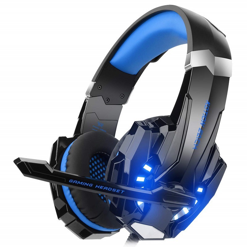 爆発金g9000発光有線ヘッドセット電気競争ヘッドセット重低音携帯電話パソコンps 4汎用ゲームヘッドセット|undefined