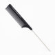 Hairdressing Pointed Tail Comb Hair Picking Comb Barber Iron Tail Professional Steel Tail Hair Cutting Comb for Women's Home Men's Special Hair Cutting Comb