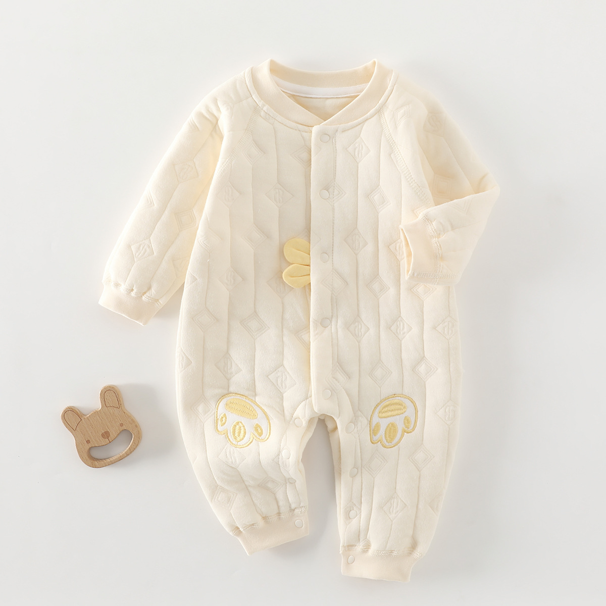 Bright yellow [warm jumpsuit]
