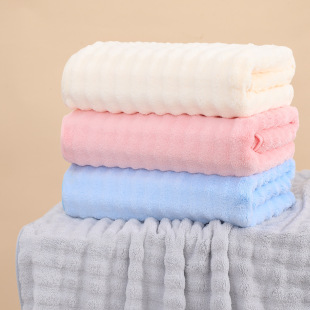Cross-border Bubble Velvet Bath Towel 7A Antibacterial Women's Soft Quick-drying Large Bath Towel Thickened Extra Large Bath Towel Household Bath Towel
