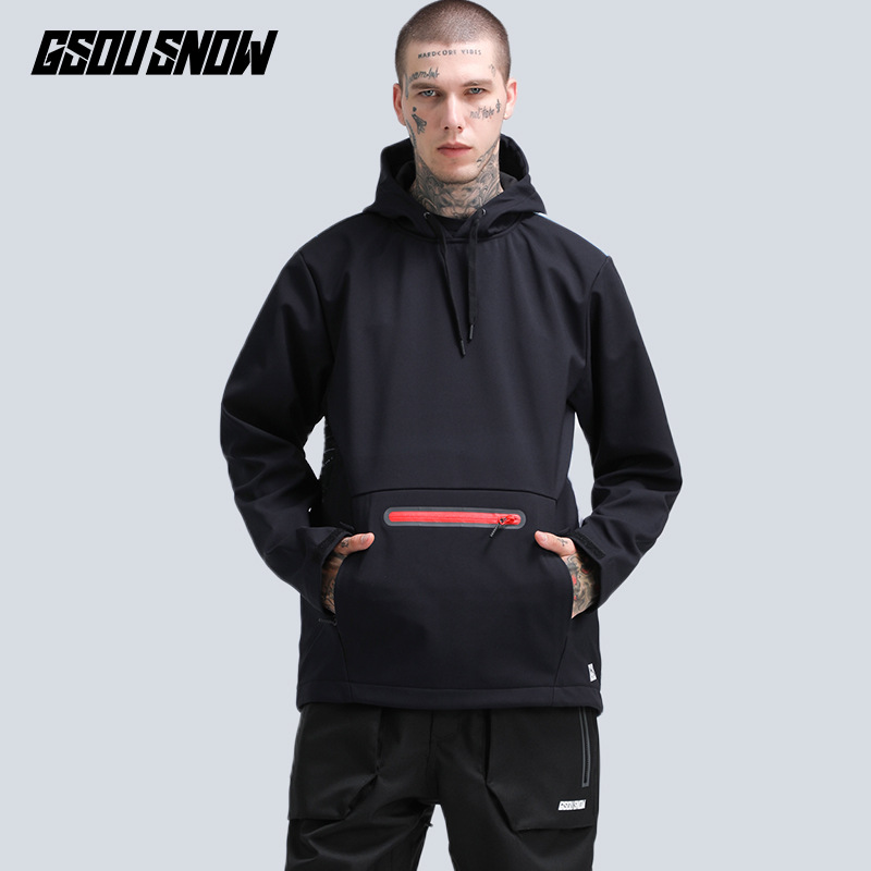 Felpa con cappuccio da snowboard da donna, felpa con cappuccio da snowboard da uomo, felpa con cappuccio antivento impermeabile da coppia, attrezzatura da sci invernale_voghion.com