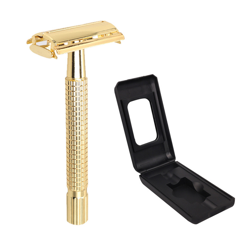 Dapeng Golden Swing Open Head Old-fashioned Razor Golden Long Handle Metal Butterfly Razor Eco-friendly