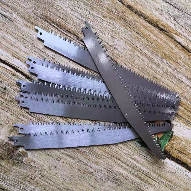 65号锰钢机用马刀锯条225毫米往复锯锯条机磨骨头木工电锯手提锯