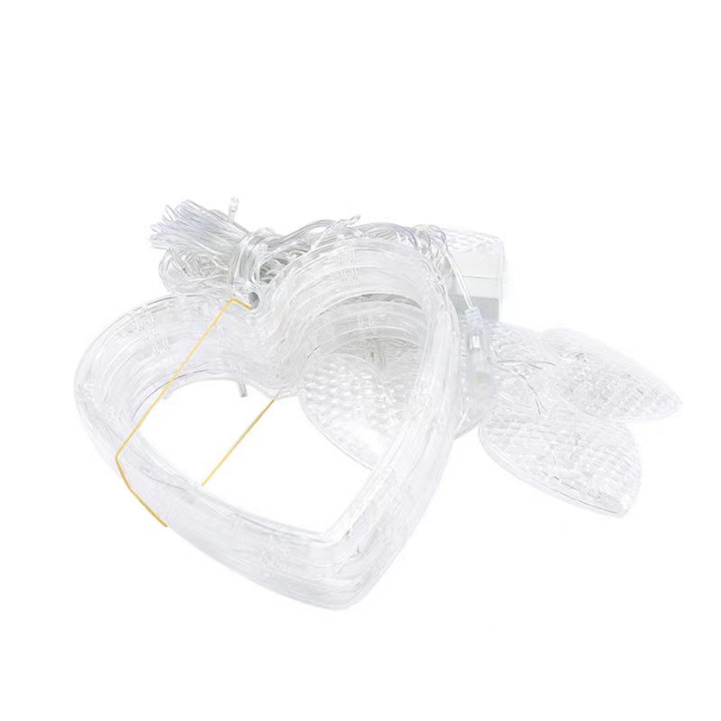 LED amor luz cortina luz estrellado noche luz ambiente Cadena de luz luces de colores decoración de Año Nuevo boda Día de San Valentín