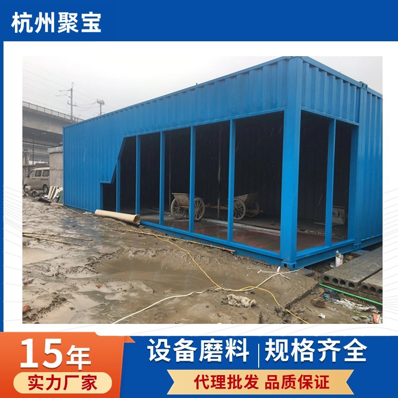 全国供应钢结构室内喷涂房 除锈用喷砂房间 定大小型喷丸房