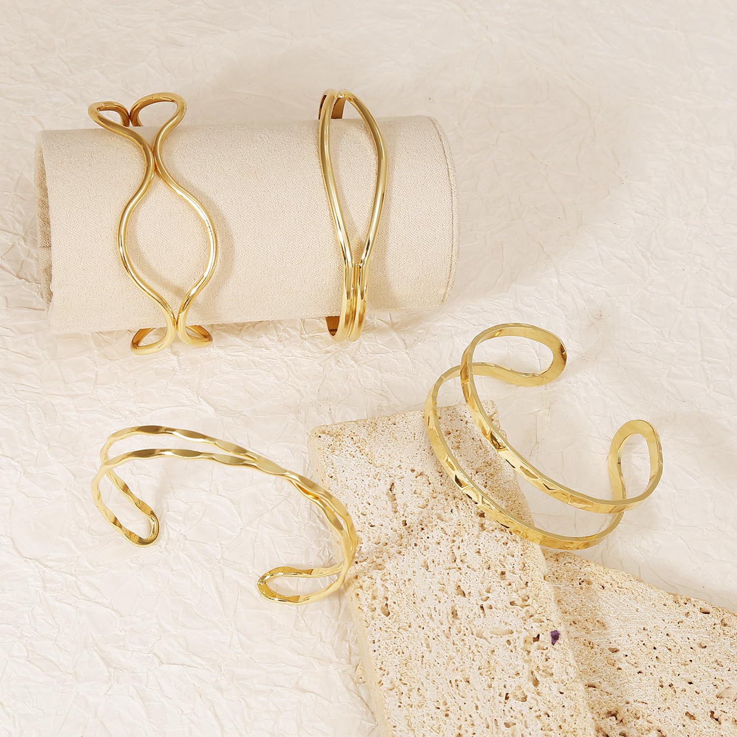Minimalist Stackable Layered Bracelets For Daily Wear Hypoallergenic_voghion.com
