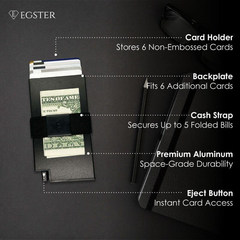 M4832 Aliexpress Amazon nueva cartera de hombre transfronteriza de aluminio de metal para hombres dinero