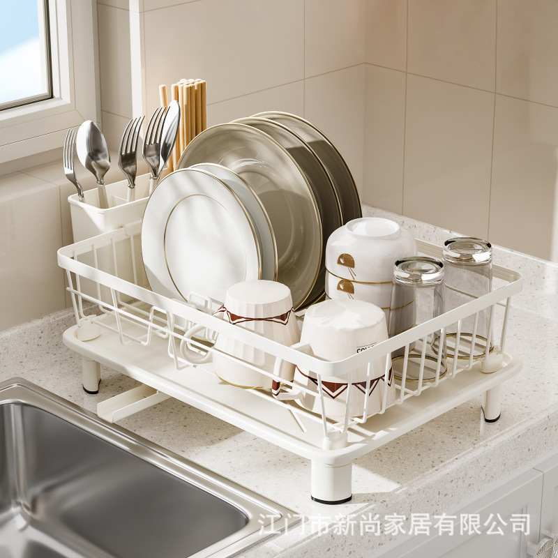 日式厨房碗碟架沥水架多功能碗盘置物架台面餐具放碗筷碗柜收纳架|undefined