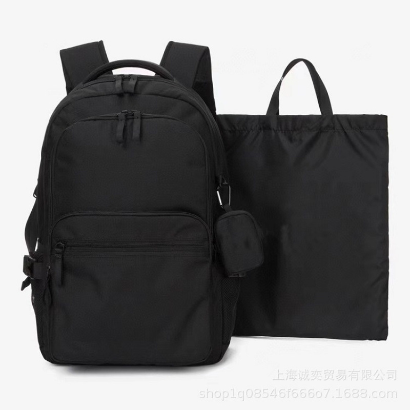 韩国潮流学生双肩背包男女情侣初中高中大学书包三合一休闲户外|undefined