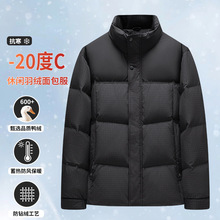 男士立领羽绒服2025年冬季新款男装青年时尚休闲简约百搭保暖外套