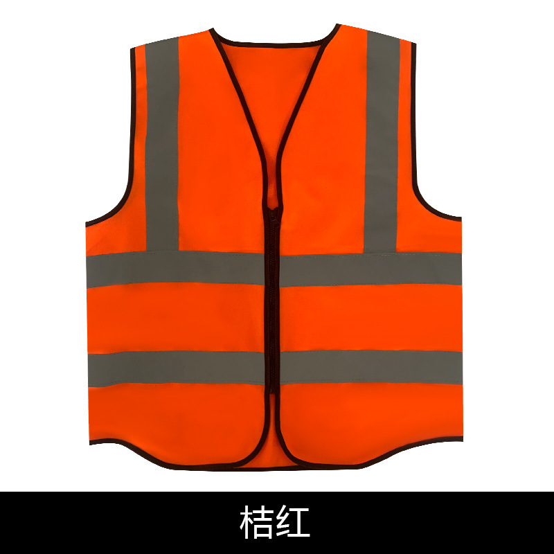 Construcción chaleco de seguridad de tráfico reflector chaleco de construcción de carretera de servicio chaleco reflectante fabricante de chaleco reflectante