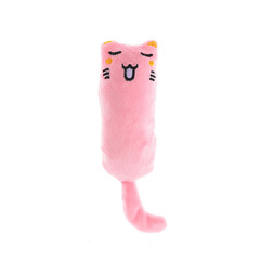 Haqi cat toy manufacturer cross-border internet celebrity emoticon cat plush toy comes with rattle paper mint cat toy