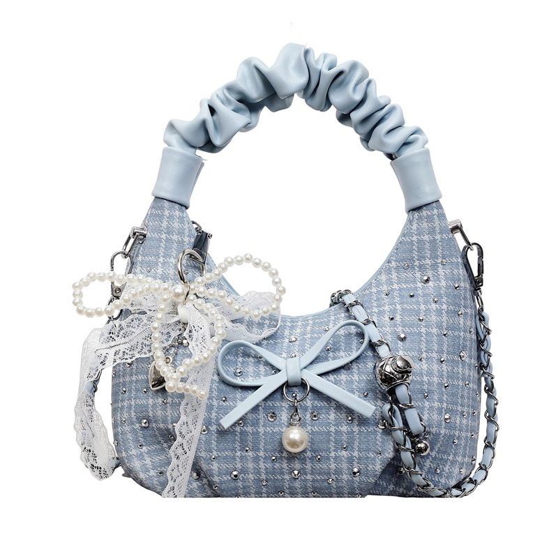 Nicho de diseño textural bolso mujer 2026 nuevo estilo de moda de verano simple bolso de hombro diario bolso brazalete image 7