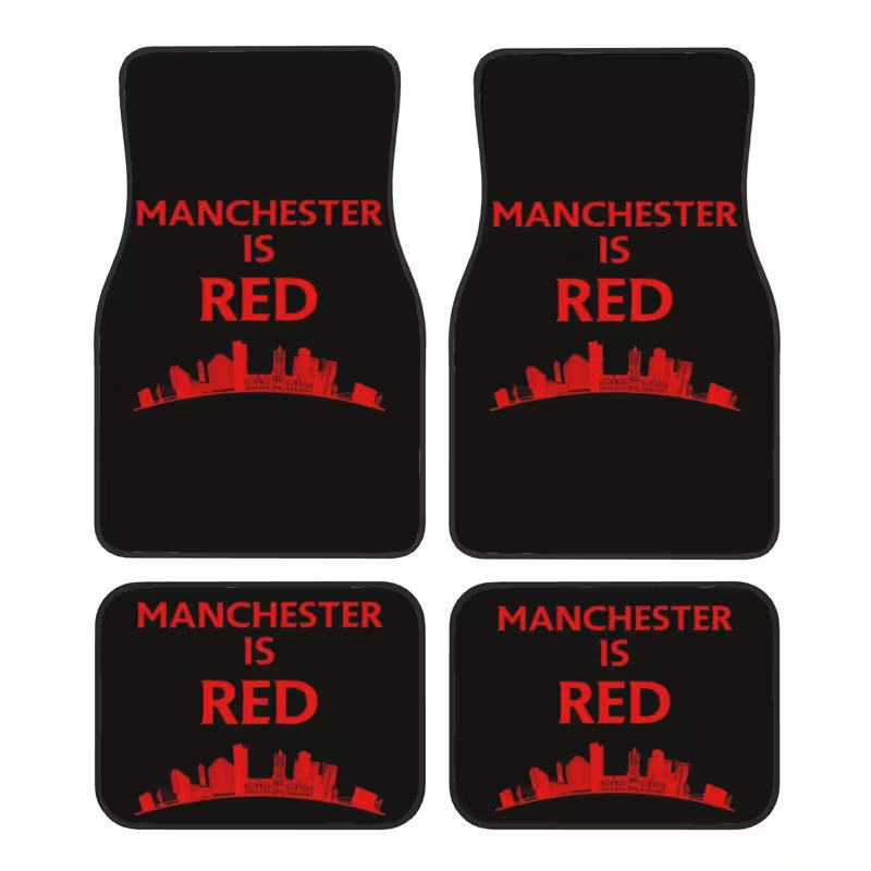 Cross-Border Dropshipping of Crystal Velvet Dirt-Resistant and Easy-Care Floor Mats, Four-Piece Set of All-Season Car Floor Mats, Available for Dropshipping
