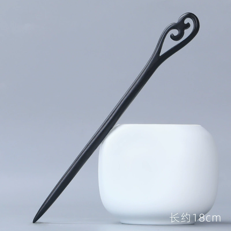 Шпилька для волос (кедр sandalwood) в китайском стиле для Hanfu, ручная резьба, 10 см, высокое качество