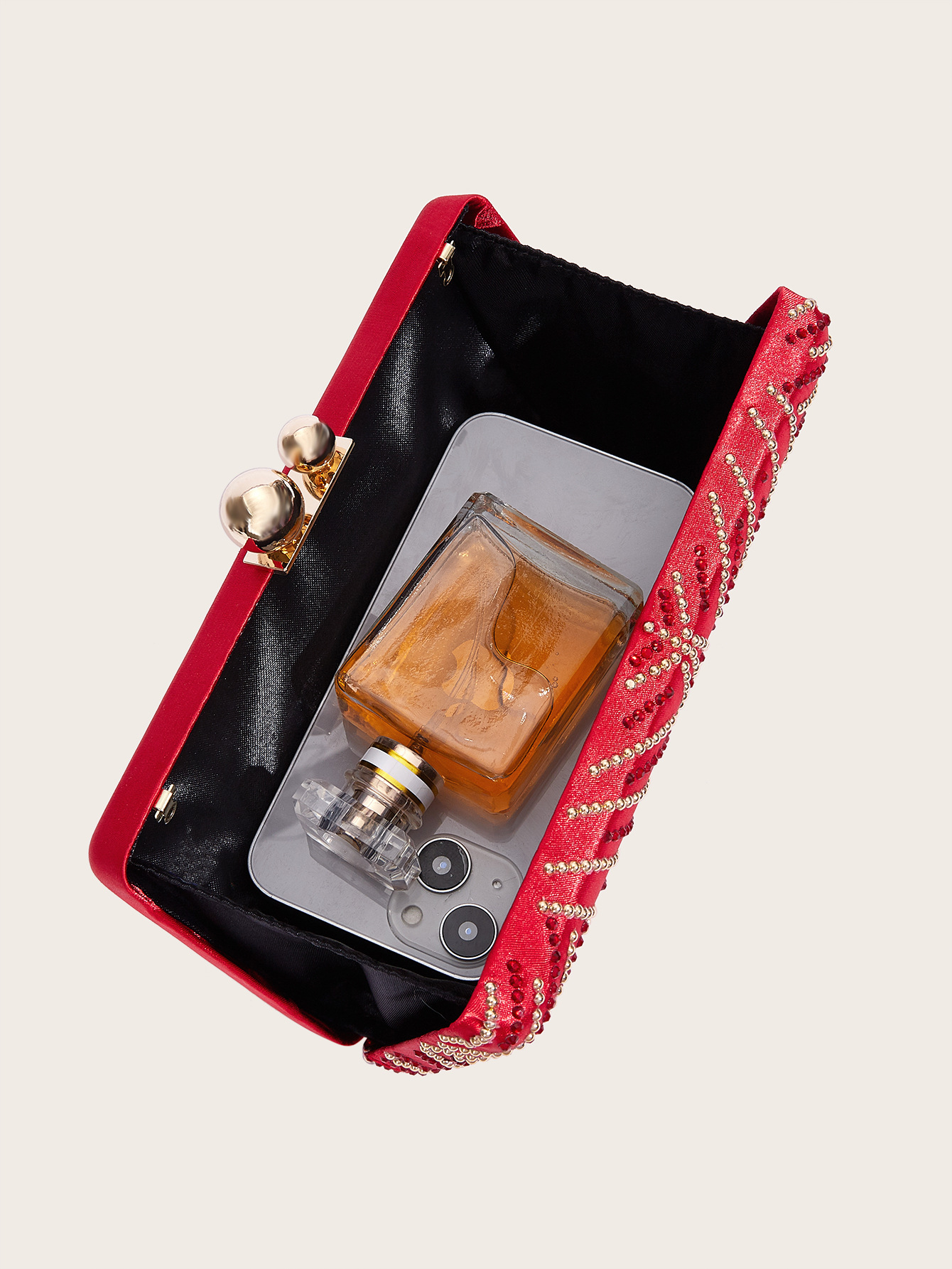 Clutch Evening Metal High-end Lock Buckle Chain Trendy New Women's Bag_voghion.com