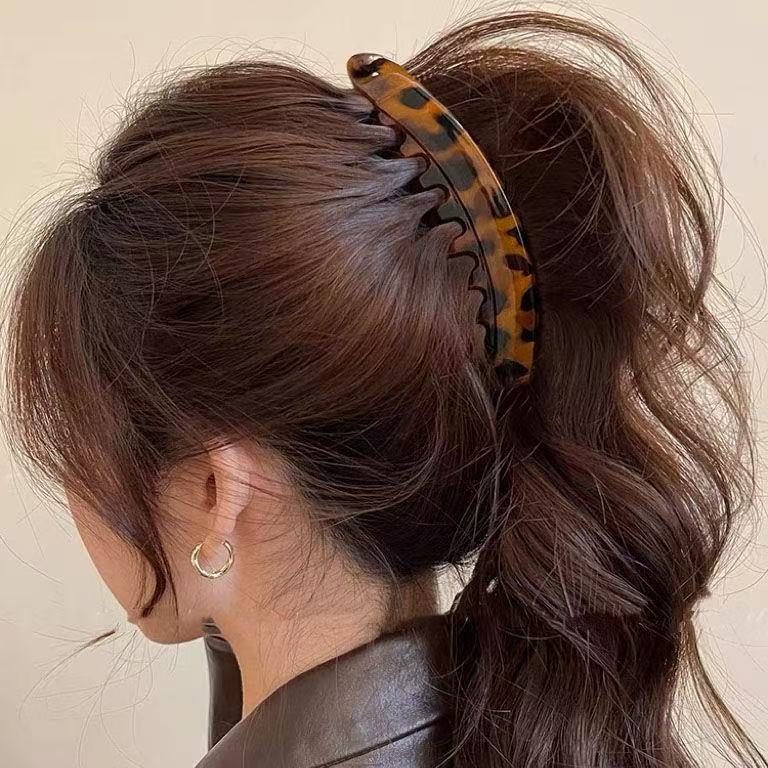 Grandes pinces à cheveux banane pour cheveux épais et queue_voghion.com