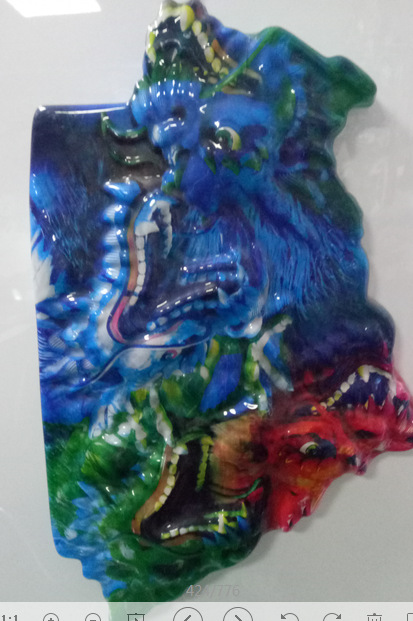 彩色印刷凸面吸塑 人面彩色吸塑 玩具PC吸塑 定位吸塑 PC定位吸塑