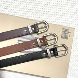 25年新款百搭皮带配饰时尚百搭裤带复古美拉德腰间腰带现货批发