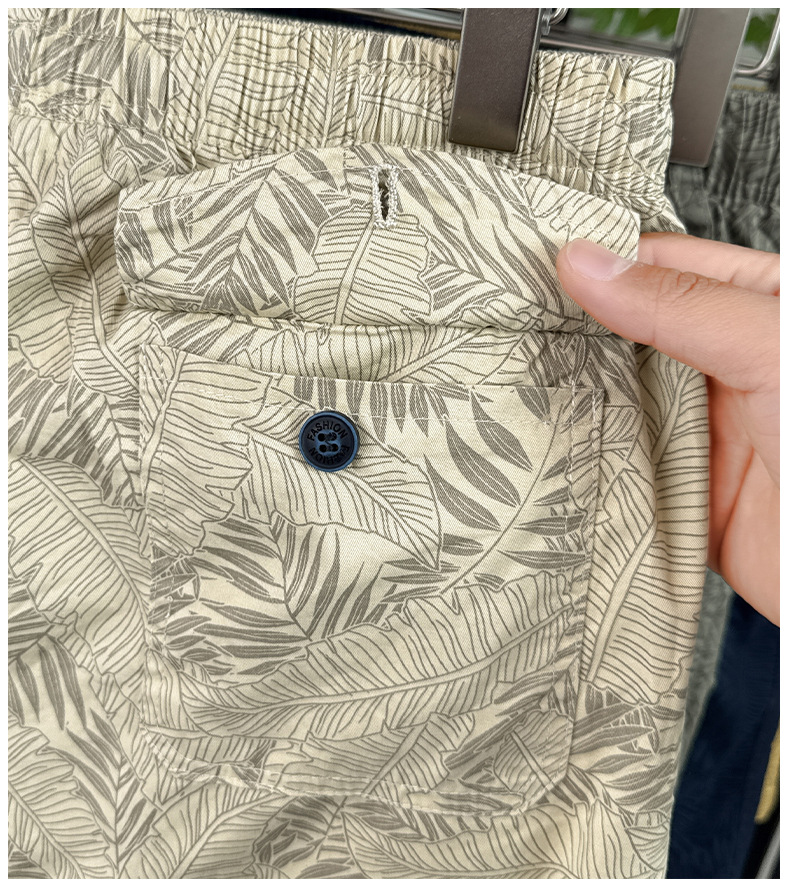 Men's Quick Drying Printed Casual Summer Shorts In Cotton_voghion.com