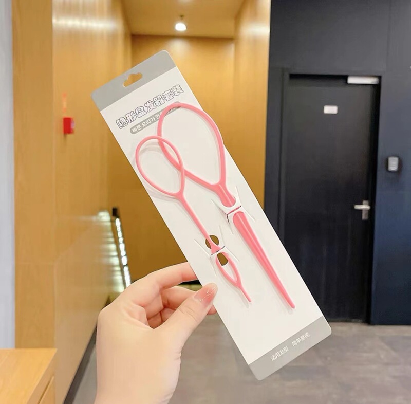 髪を編む道具4点セット 大人子供用 簡単ヘアツール 編み込みツール メーカー直販|undefined