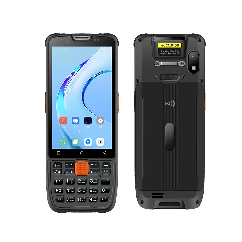 4-дюймовая клавиатура Android PDA портативный терминал 8-ядерный сканирование штрихкодa один и два измерения NFC портативный терминал